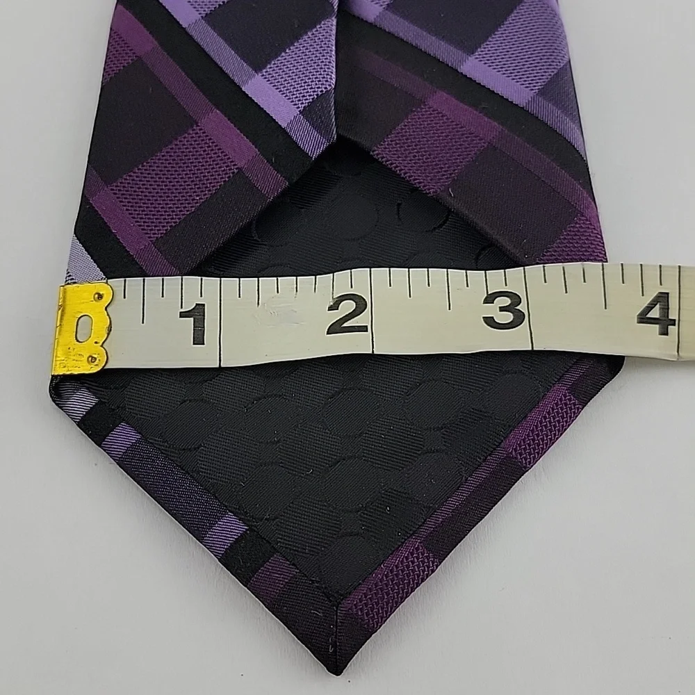 Perry Ellis Classic Purple and Gray Tie